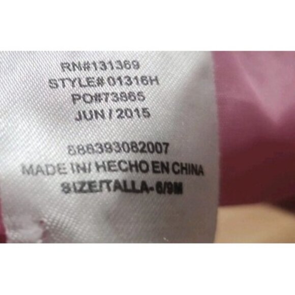 Baby Girl Hello Kitty SnowSuit Size 6-9 Months, pink soft insulated zip & hood - Picture 10 of 15